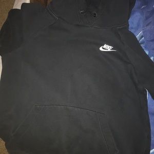 black nike hoodie .